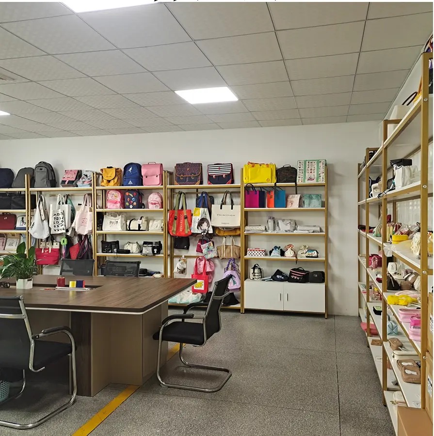 Changrong custom bag sample showroom