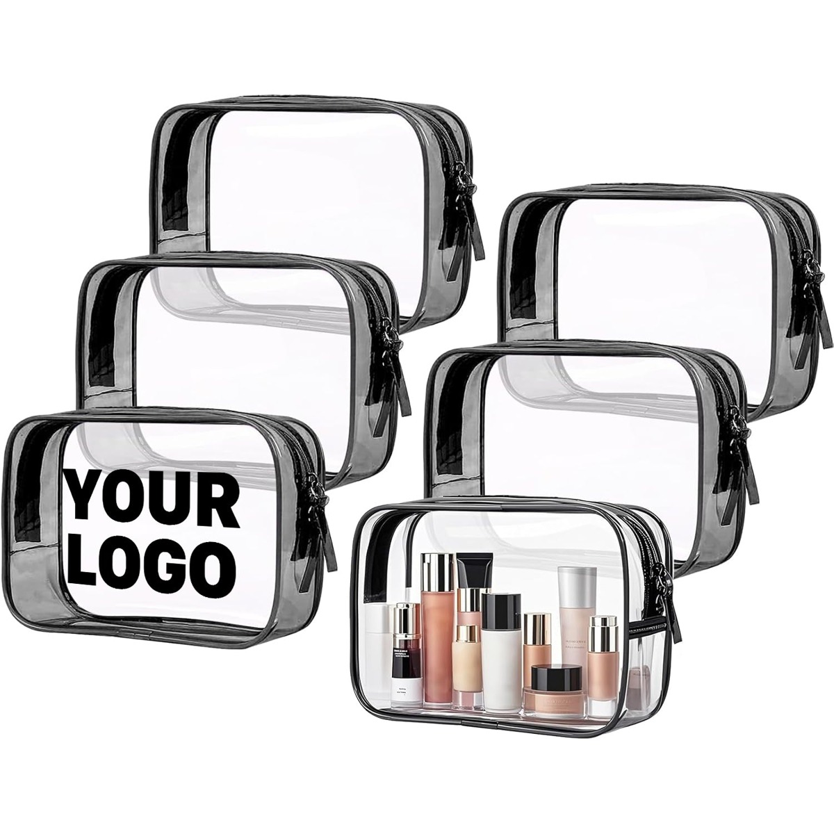 Clear Compact Beauty Pouch external design reference
